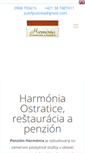 Mobile Screenshot of harmonia-penzion.sk