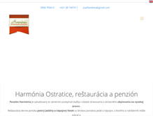 Tablet Screenshot of harmonia-penzion.sk